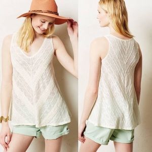 ANTHROPOLOGIE MEADOW RUE Sparre Swing Knit Tank